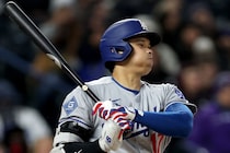 激走の大谷翔平、球団史上２位タイの53試合連続出塁！ ３打席凡退の後、７回に内野安打で出塁