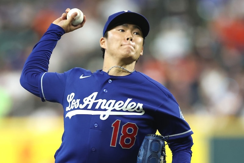 山本由伸、６回８奪三振と好投！ 勝利投手の権利を持って降板　６回時点でドジャースが８対３とリード