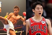 「なんで！」「どういう繋がり？」元K-１王者と日本人NBA選手の異色コラボに騒然「最高すぎる」