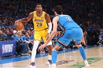 【NBAプレーオフ】八村塁が３本の３ポイントを含む18得点も…レイカーズは王者サンダーに大敗で黒星発進＜DUNKSHOOT＞