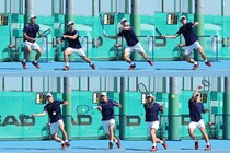 全日本王者・田口涼太郎がサービスリターンを指導。相手から時間を奪うには、前に入って身体で押せ！【プロが明かすテニス上達法】＜SMASH＞