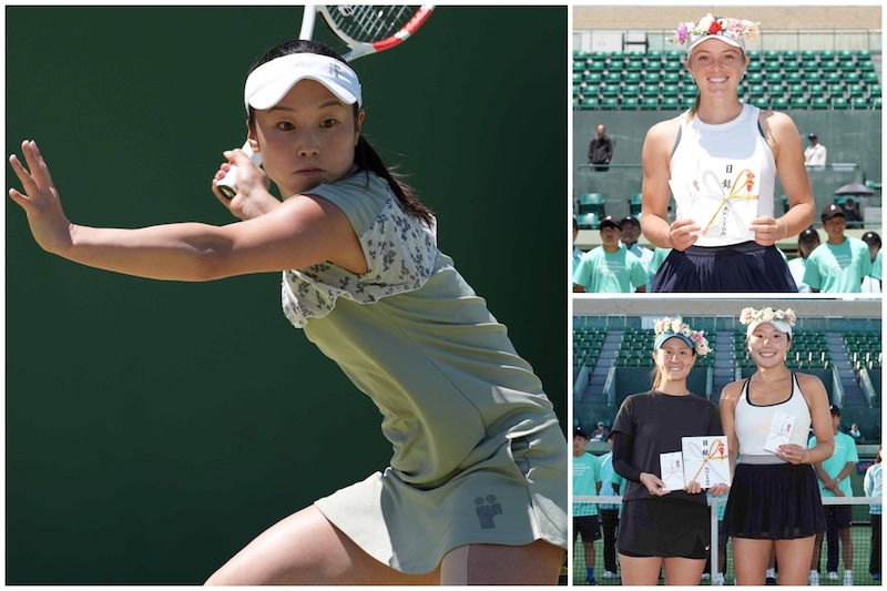 ケガから復活の西郷里奈が福岡国際女子テニスで準優勝！ ダブルスは宮本愛弓／佐藤光がペア初Ｖ＜SMASH＞