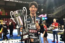 【現地取材】「本当にうれしい」初スクデットの石川祐希に去来した、歓喜と痛恨の感情――「もっともっと強くなるために戦っていきたい」