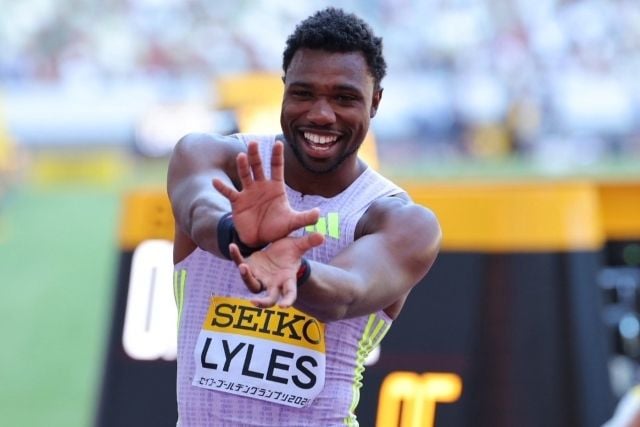 世界王者ライルズが100mを逆転制覇！ 東京世陸200mに続いて国立で頂点に輝く【セイコーGGP】