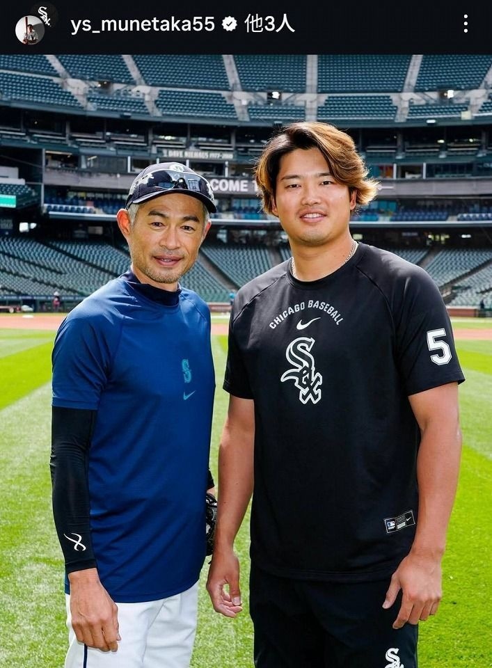 「イチローと会った時、全ての日本人選手が...」村上宗隆の“態度”に米ファンが感じたリスペクト「とてもクール」「日本野球のゴッドファーザーだ」
