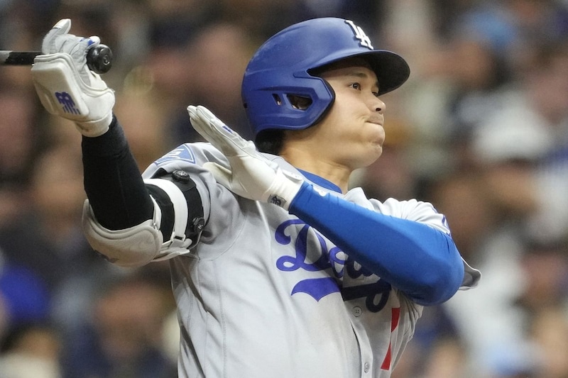 ドジャース、ブルワーズに完敗　３安打・１得点と打線振るわず　大谷翔平は１安打、犠飛で打点１