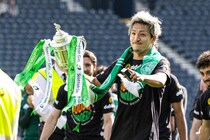 「ここ数週間の貢献には非の打ちどころなし」７試合連続弾で “二冠” に大貢献の前田大然、現地メディアは称賛と惜別！「おそらくはセルティックで最後となる大仕事」