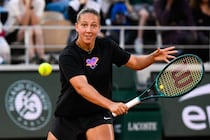女子片手バックのパリーが新たな挑戦！ リターン改善へ両手バックも併用「より速い球で返球できるようになる」＜SMASH＞