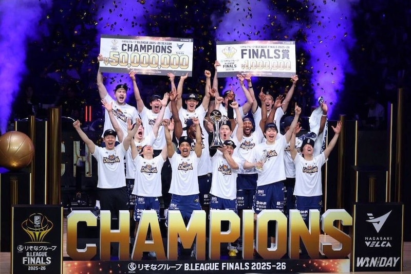 【Bリーグ】長崎ヴェルカが琉球ゴールデンキングスを破り、初優勝！創設６年、B1現行体制最後のチャンピオンに輝く＜DUNKSHOOT＞