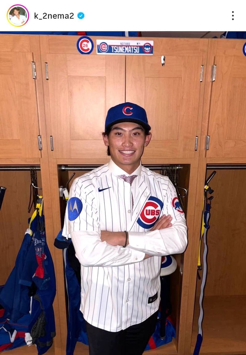 日米球界に突如飛び込んだ吉報 カブスとマイナー契約したイケメン元慶大が電撃婚約! “お嫁さん”をお姫様抱っこ