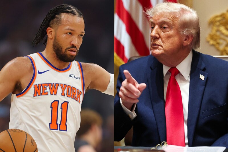 トランプ氏がニックスを称賛、NBAファイナルの現地観戦を示唆「1試合は観に行くつもり」現職大統領のファイナル現地観戦となれば史上初<DUNKSHOOT>