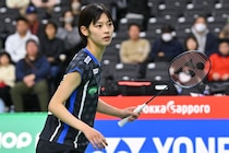 日本バドミントン界期待の20歳が天真爛漫な笑顔ショット　普段組む渡辺勇大とは別パートナーで表彰台「最強のツヨカワ女子ですね」