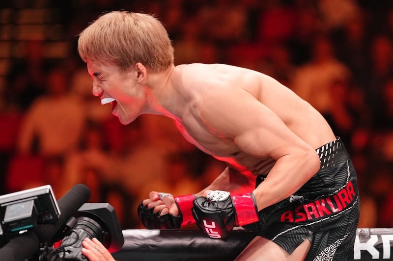 朝倉海、悲願のUFC初勝利は110秒衝撃KO コーチ陣に感謝の“8文字”「みんないい顔」試合後にはファイトボーナス獲得