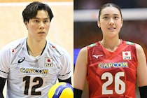 まさに豪華絢爛！ 今季SVリーグを代表するバレー美男美女４選手がスーツ＆ドレスアップ「もうモデルさん」