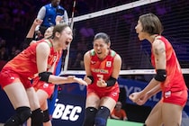 女子バレー日本、２大会ぶりメダルへ開幕白星発進！ 佐藤淑乃18得点、和田由紀子14得点、 石川真佑13得点　攻撃三本柱が爆発【ネーションズリーグ】