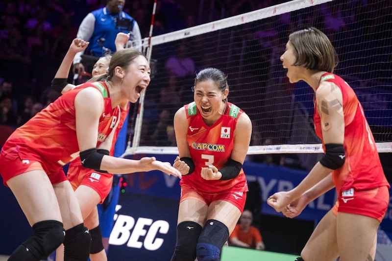 女子バレー日本、２大会ぶりメダルへ開幕白星発進！ 佐藤淑乃18得点、和田由紀子14得点、 石川真佑13得点　攻撃三本柱が爆発【ネーションズリーグ】