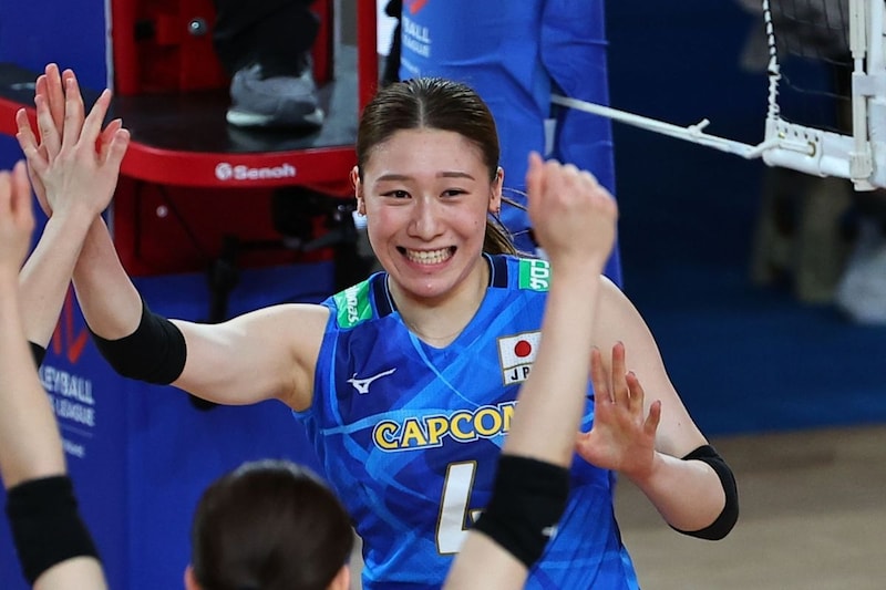 日本女子バレー開幕２連勝！ 難敵ウクライナを３-１で撃破　石川真佑が最多22得点、佐藤淑乃19得点の活躍【ネーションズリーグ】