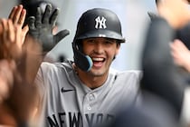 「テレビで見ていて思わず叫んだ！」大谷翔平似の大型スラッガー、メジャー初本塁打にヤンキースファン歓喜「とんでもない打球だった」