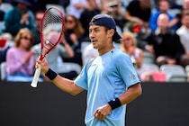 予選勝ち上がりの島袋将、元13位キリオスに逆転勝利で初のツアー８強入り！「今はプレー感覚もメンタリティも良い感じ」＜SMASH＞