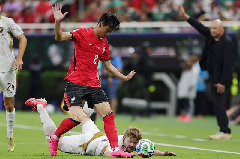 「柳沢並みに破れてる」チェコ選手のユニホームがビリビリ　韓国選手との激しい競り合いでアクシデント【W杯】