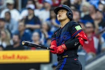 ゲレーロJr.も口あんぐり…岡本和真の“怪物級”最上階弾に米記者驚愕「完全に粉砕した」