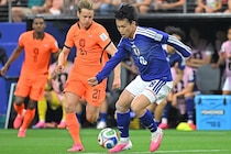 日本代表、オランダ相手に前半０-０　終盤に２つのビッグチャンスも中村敬斗、上田綺世のシュートは枠をとらえられず