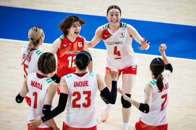 日本女子バレー開幕６連勝！ 初代表20歳の井上未唯奈、セッター栄絵里香が初スタメンで新戦力躍動　新鋭チェコをストレート撃破【ネーションズリーグ】