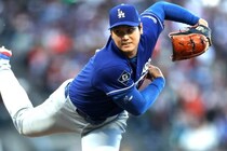 大谷翔平、６回３失点で８勝目の権利を持って降板　８奪三振で自責点２　防御率は1.58、規定投球回数に１回１／３足らず
