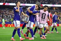「もー本当に美しすぎて」スウェーデン戦中継の裏で...“人気ママモデル”の代表ユニ姿に視線集中「小顔でとっても可愛い」【W杯】