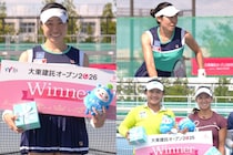 ケガから復帰の倉持美穂が宮本愛弓との激戦を制し「大東建託OP札幌」でITFツアー３勝目！「いいプレーを取り戻していきたい」＜SMASH＞