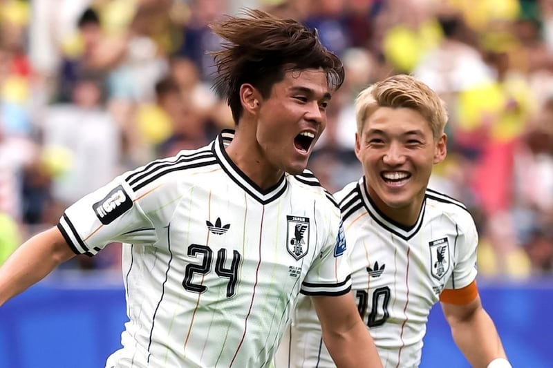 日本代表１-０で前半折り返し！ 佐野海舟パスカット→単騎突破→ミドルでゴール、ブラジル撃破まであと45分【W杯】