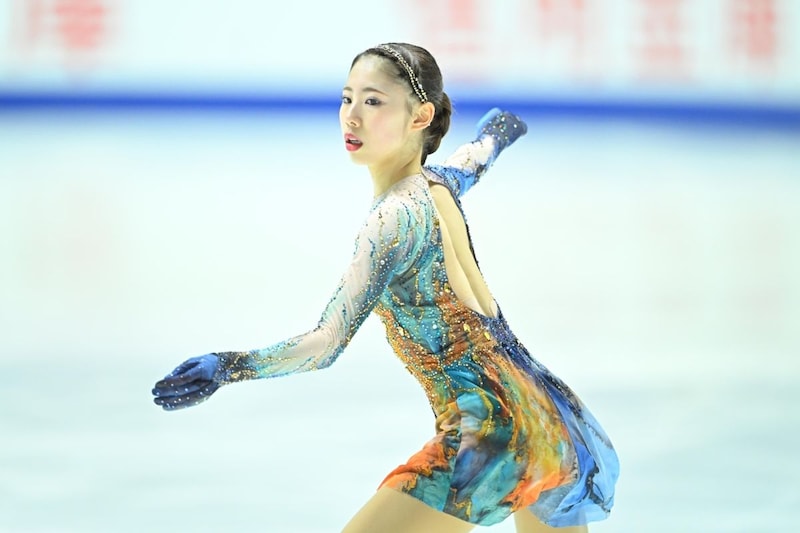 今春明大を卒業した日本女子フィギュア初の４Tジャンパー、可憐な振袖姿に喝采「凄く綺麗ですね」