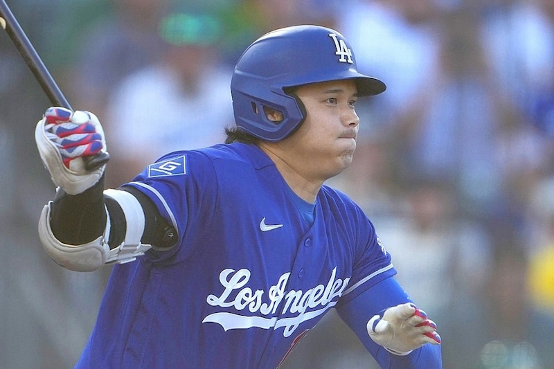 ドジャース、アスレティックスに１－７完敗で５戦ぶり敗戦　バーンズが７イニング力投も、援護はソロ弾のみ…先発回避の大谷翔平は５打数無安打２三振