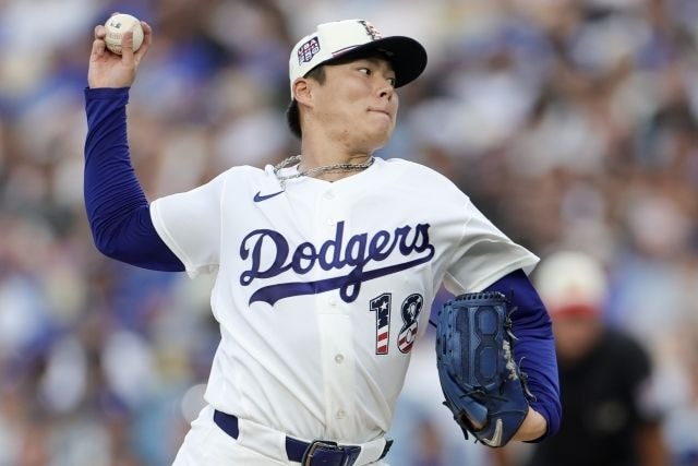 ドジャースが3対0で3連勝! 山本由伸は7回無失点で9勝目、大谷翔平は欠場 パドレスは悪夢の8連敗