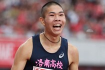 「逸材すぎる」400mH日本王者“スーパー17歳”、200mで高校歴代３位の快記録に驚愕の声「まじか」「向かい風でスゴい」【京都選手権】