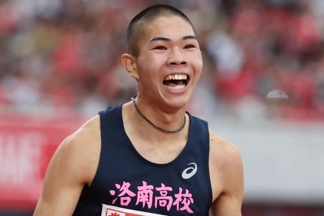 「逸材すぎる」400mH日本王者“スーパー17歳”、200mで高校歴代3位の快記録に驚愕の声「まじか」「向かい風でスゴい」【京都選手権】