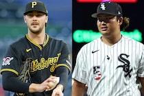 「村上が小さく見える」オールスターで実現した“夢のツーショット”にファン騒然！ CY賞右腕と笑顔の交流「こんな機会なかなかないよ」