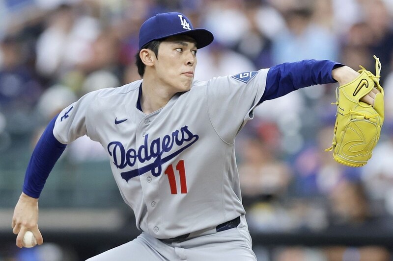 「素晴らしすぎ」「よく投げた」ドジャース佐々木朗希、敵地メッツ戦で７回９K１失点の好投　４勝目の権利を持って降板「スプリットで空振りを取れたのが大きい」