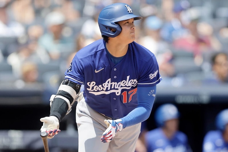 ドジャース逆転負け、連勝は４でストップ　大谷翔平は初回に爆速二塁打も２打席連続空振り三振などで４打数１安打