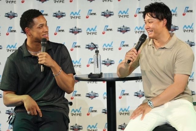 オールスターHRダービー初戦で激突! 森下翔太と万波中正の同級生コンビが軽妙なトークで会場を盛り上げる 異次元の目標設定「弾丸でぶち込みます」