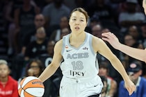 「うぉおおおおおお！」WNBAエーシズ山本麻衣、移籍後初得点にファン歓喜「チームメイトも大盛り上がり」「めでたーーーい！」