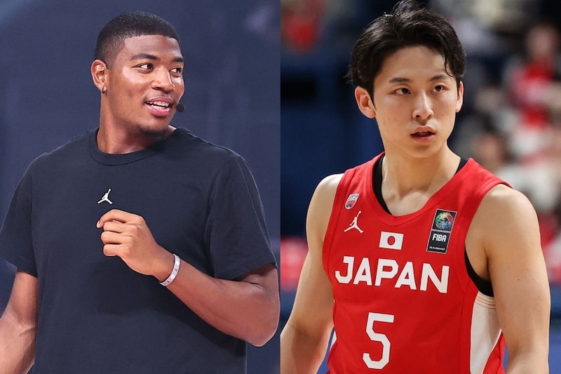 バスケ八村塁、河村勇輝が韓国戦スタメン出場「胸熱…」国内初、両雄並び立つ待望の共闘「すごい光景！」