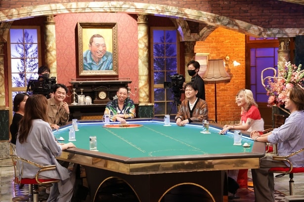 (左から)ヒコロヒー、イ・ボミ、ノブ(千鳥)、大悟(千鳥)、土屋伸之(ナイツ)、野沢直子、砂田将宏(BALLISTIK BOYZ)