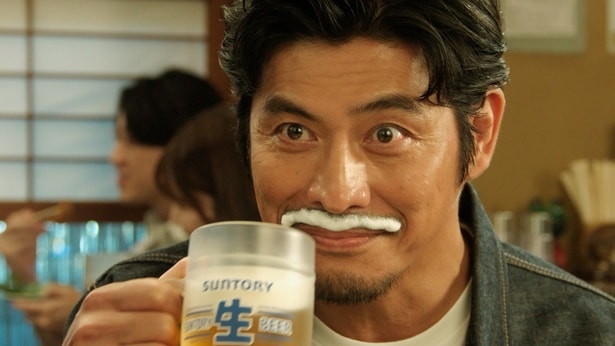 「サントリー生ビール」のTVCM「生ひげ」篇(15秒・30秒)より