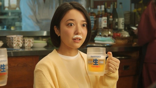 「サントリー生ビール」のTVCM「生ひげ」篇(15秒・30秒)より