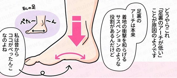 “足裏のアーチ”ってなに？