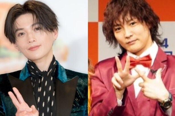 八木勇征&すがちゃん最高No.1、キメ顔ツーショットに「イケメンコンビ!」の声<推しが上司になりまして フルスロットル>