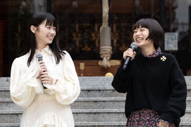 映画「ミーツ・ザ・ワールド」大ヒット祈願イベントより