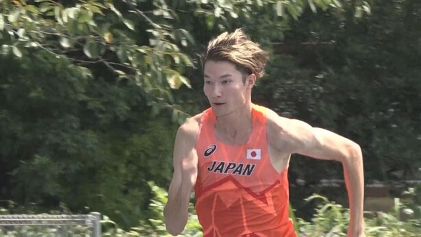 「デフリンピック2025」に出場する陸上の山田真樹選手(「堀潤Live Junction」より)