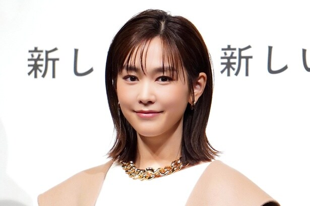 発表会に登壇した桐谷美玲